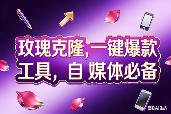 （17695期）玫瑰克隆工具，ai鲁大魔，自媒体必备神器，一键爆款，详细教程。-副业资源网