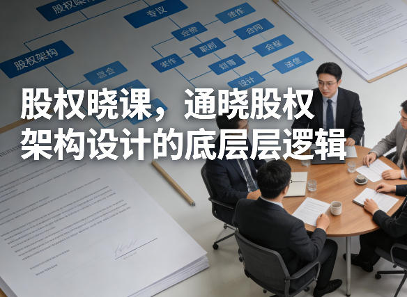 股权晓课,通晓股权架构设计的底层逻辑-小小石博客