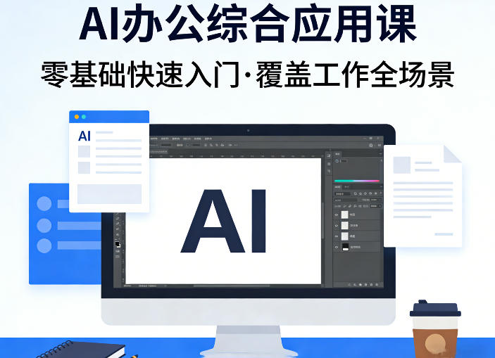 AI办公综合应用课,零基础快速入门,覆盖了工作中各种应用场景-皓哥创业笔记