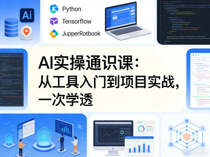 AI实操通识课，从工具入门到项目实战，一次学透-怪兽网创俱乐部