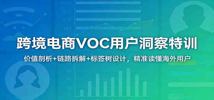 跨境电商VOC用户洞察特训:价值剖析+链路拆解+标签树设计,精准读懂海外用户-皓哥创业笔记