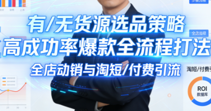 子鹏讲电商·淘宝私家班(更新)-小白项目网