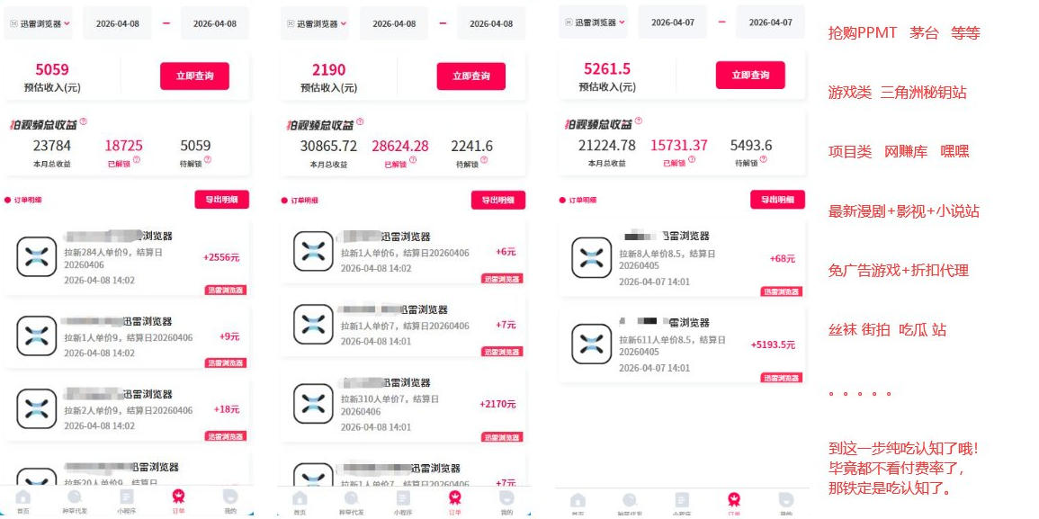 迅雷浏览器项目2.0_拆个大佬周1W的打法 迅雷浏览器项目2.0_拆个大佬周1W的打法