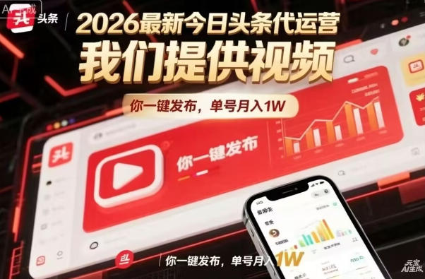 今日头条躺賺模式,你9我1,操作简单,一键发布,单机日入数百,长期合作【揭秘】 今日头条躺賺模式,你9我1,操作简单,一键发布,单机日入数百,长期合作【揭秘】