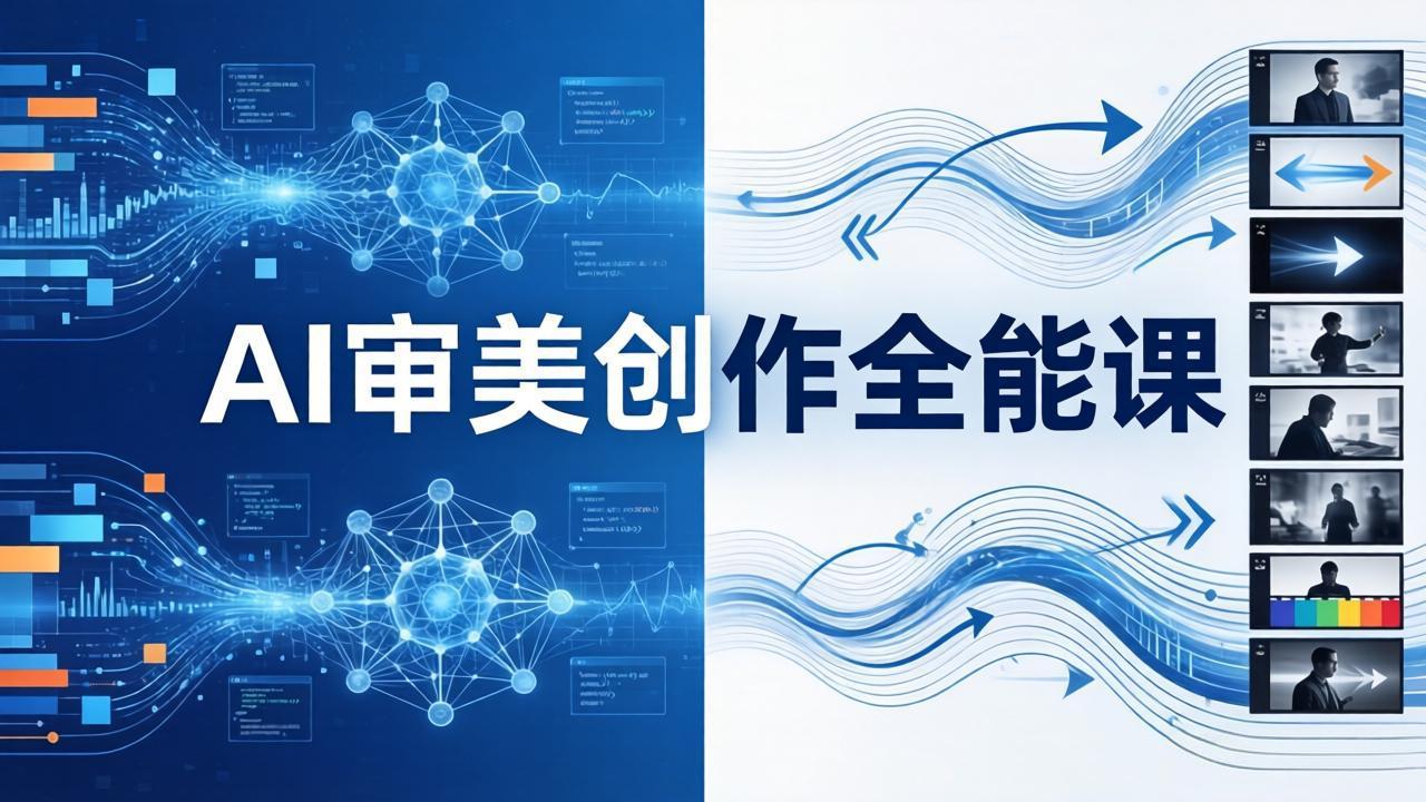 AI审美创作全能课：MJ+Seedance+模型训练+影视分镜+编剧，一站式掌握AI艺术创作-小白项目网