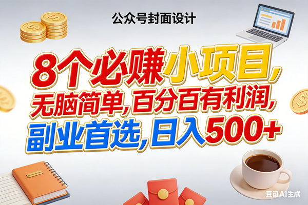 (17984期)8个必赚钱小项目,百分百有利润,无脑简单,副业首选,日入500+ (17984期)8个必赚钱小项目,百分百有利润,无脑简单,副业首选,日入500+
