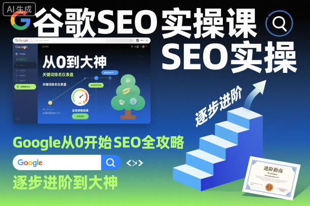 谷歌SEO实操课，Google从0开始SEO全攻略，逐步进阶到大神（更新26年）-小白项目网