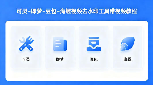 可灵–即梦–豆包–海螺视频去水印工具带视频教程-小白项目网
