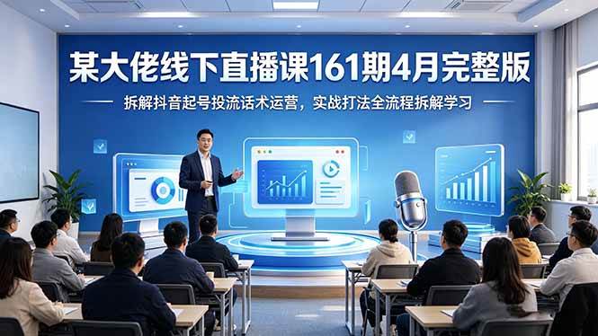 （18209期）某大佬线下直播课161期4月完整版，拆解抖音起号投流话术运营，实战打法全流程拆解学习-邪修侠 - 演示