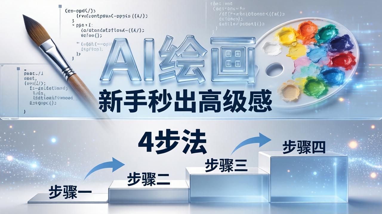 AI绘画入门别再硬磕了!即梦4步法:万能提示词公式+BRTR框架,新手秒出高级感-羽桐社资源站