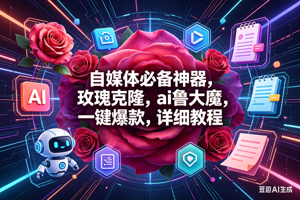 （18316期）玫瑰克隆神器，一键爆款ai工具，自媒体必备，60多个功能的教程-邪修侠 - 演示