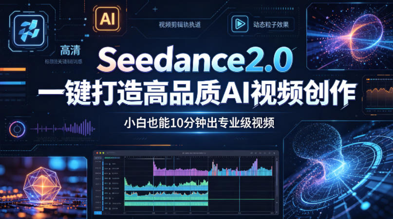 Seedance2.0一键打造高品质AI视频创作，小白也能10分钟出专业级视频-小白项目网