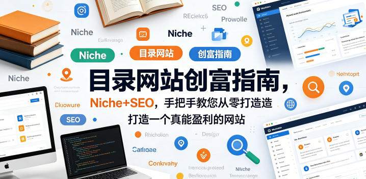 目录网站创富指南，Niche+SEO，手把手教您从零打造打造一个真能盈利的网站【原创双语字幕】-小白项目网