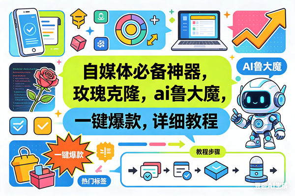 （18391期）玫瑰克隆神器，一键ai爆款工具，自媒体必备，60多个功能的详细教程-邪修侠 - 演示