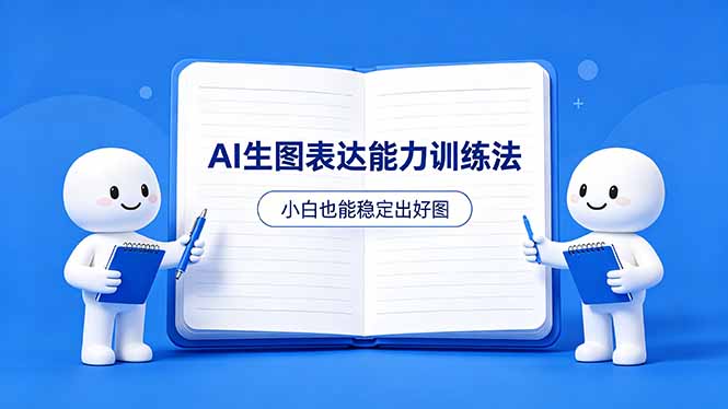 AI生图不是做漂亮图，而是表达能力。这套方法让小白也能稳定出好图-网创百晓生