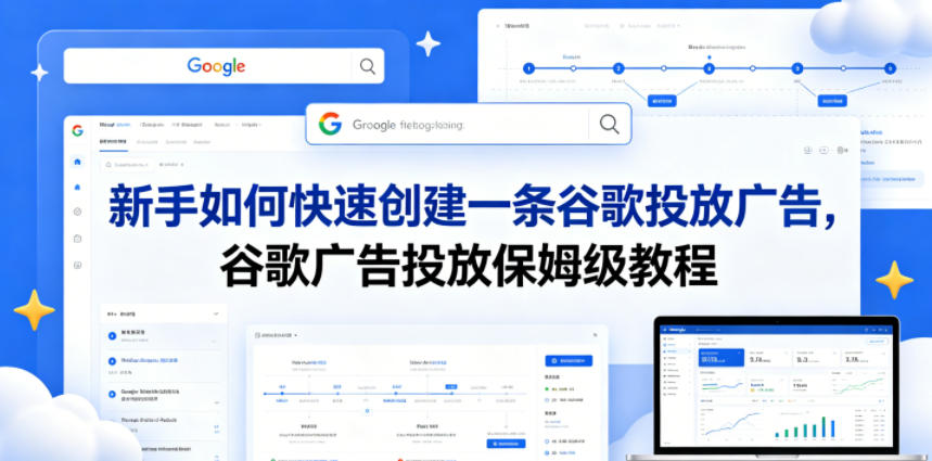 新手如何快速创建一条谷歌投放广告，谷歌广告投放保姆级教程-90网