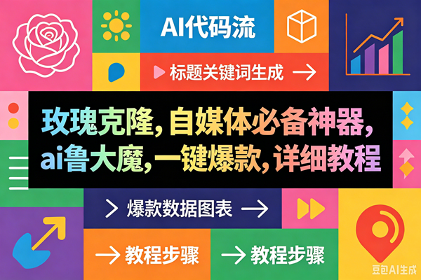 （18463期）玫瑰克隆神器，一键ai大魔，爆款工具，自媒体必备，60多个功能的详细教程-邪修侠 - 演示