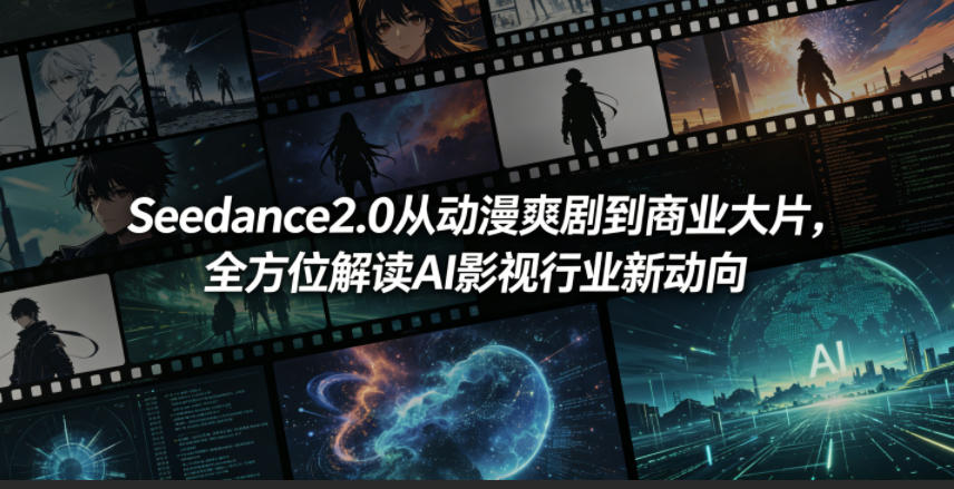 Seedance2.0从动漫爽剧到商业大片，全方位解读AI影视行业新动向-怪兽网创俱乐部
