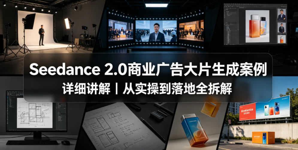Seedance 2.0商业广告大片生成案例详细讲解｜从实操到落地全拆解-小白项目网