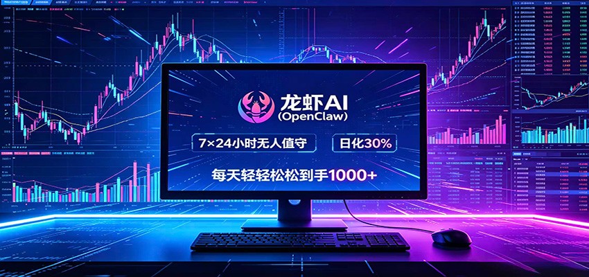 龙虾AI(OpenClaw)全自动挂机，智能操控电脑高效执行任务，每天轻松到手四位数-小白项目网