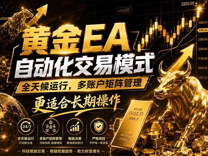 （18509期）黄金EA量化：多窗口矩阵稳定运行，系统自动执行，收益空间持续放大-邪修侠 - 演示