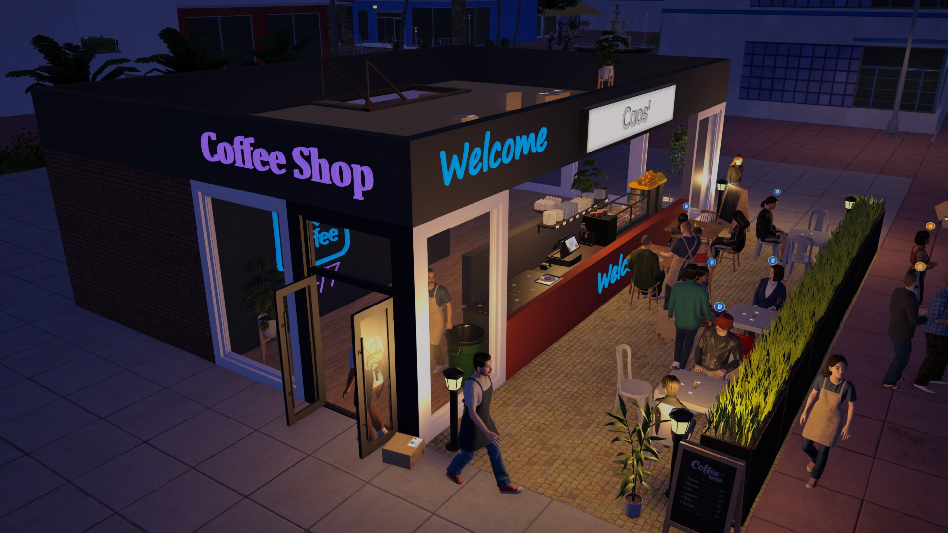 咖啡馆经营模拟/Cafe Business Manager-玖伍游戏