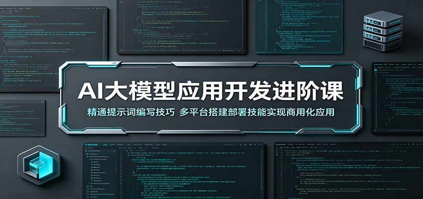 AI大模型应用开发进阶课：精通提示词编写技巧，多平台搭建部署技能实现商用化应用-怪兽网创俱乐部