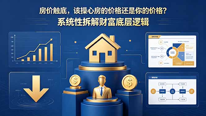 付费文章：房价触底，该操心房的价格还是你的价格？系统性拆解财富底层逻辑-网创百晓生