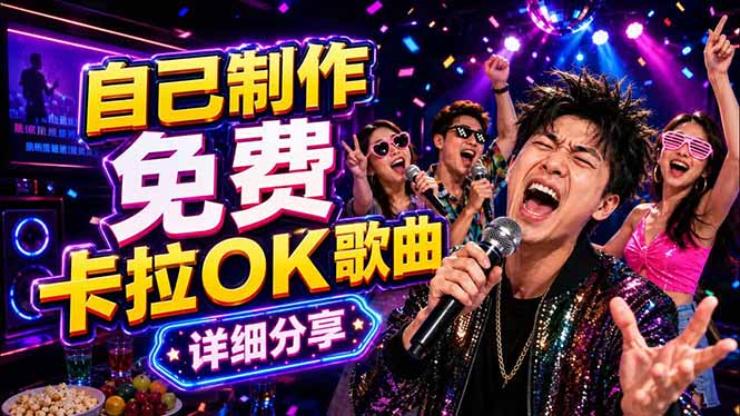 免费卡拉OK歌曲制作全攻略：音轨分离字幕制作，零基础快速做出专业K歌视频-网创百晓生