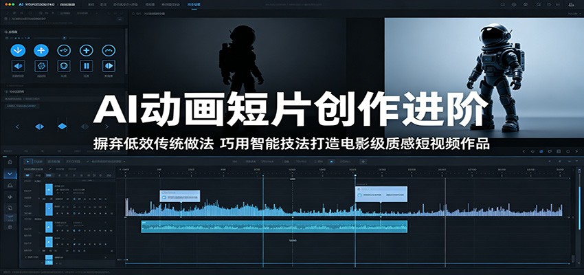 AI动画短片创作进阶：摒弃低效传统做法，巧用智能技法打造电影级质感短视频作品-网创百晓生