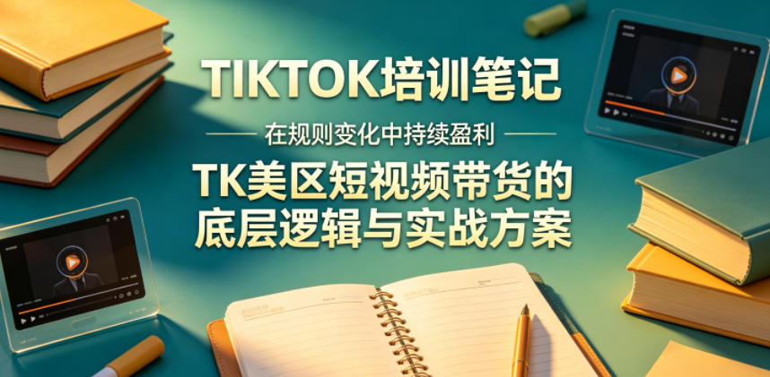 视界跨境TIKTOK4月17培训笔记，在规则变化中持续盈利，TK美区短视频带货的底层逻辑与实战方案【文档】-怪兽网创俱乐部