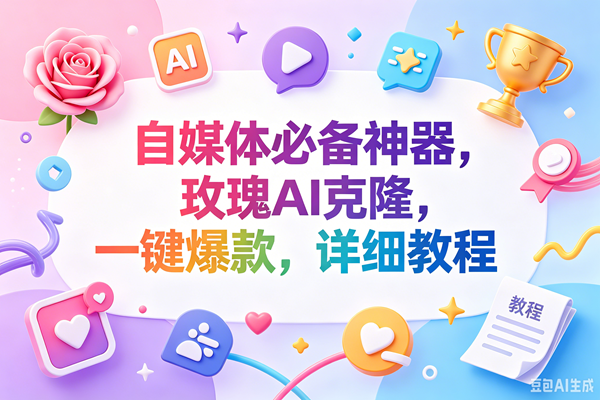 （18648期）玫瑰克隆神器，一键ai，爆款工具，自媒体必备，60多个功能，的详细教程-小白项目网