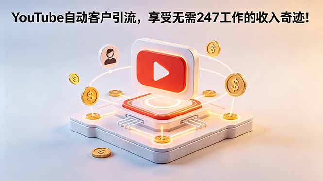 YouTube 自动客户引流，享受无需 247 工作的收入奇迹！【原创双语字幕】-极栈网络