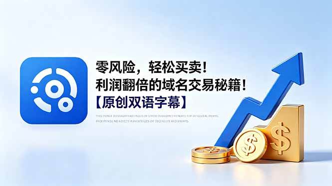 （18721期）零风险，轻松买卖！利润翻倍的域名交易秘籍！【原创双语字幕】-邪修侠 - 演示