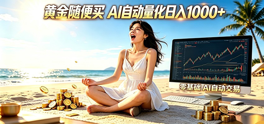 黄金随便买？AI自动外汇量化交易 在家当皇帝 日入1000+-邪修侠 - 学院
