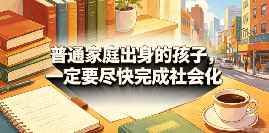 付费文章：普通家庭出身的孩子，一定要尽快完成社会化-多课资源站