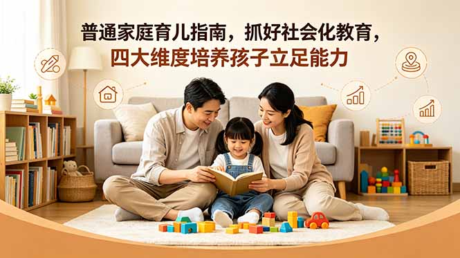 付费文章：普通家庭育儿指南，抓好社会化教育，四大维度培养孩子立足能力-邪修侠 - 学院