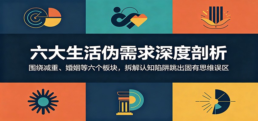 六大生活伪需求深度剖析：围绕减重、婚姻等六个板块，拆解认知陷阱跳出固有思维误区-邪修侠 - 演示