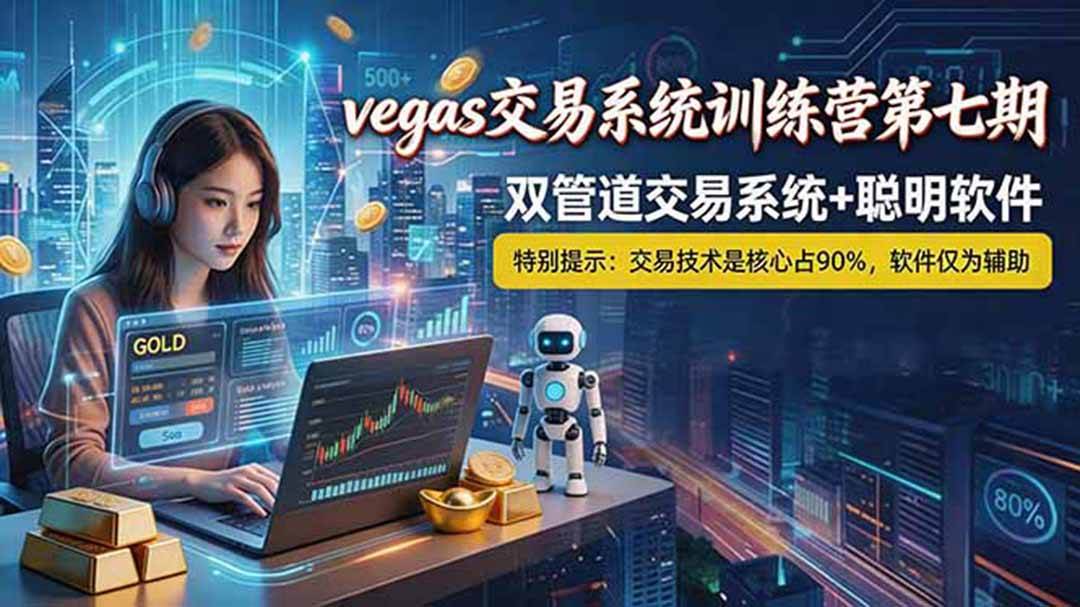 （18770期）【海外美金AI搬砖】Vegas交易技术+聪明软件， 黄金期货日赚50-1000U， 长期稳定，小白轻松上手-邪修侠 - 演示