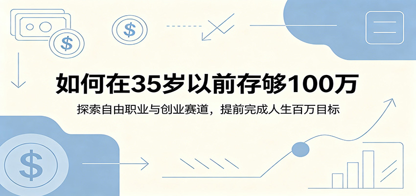如何在35岁以前存够100万：探索自由职业与创业赛道，提前完成人生百万目标-邪修侠 - 演示
