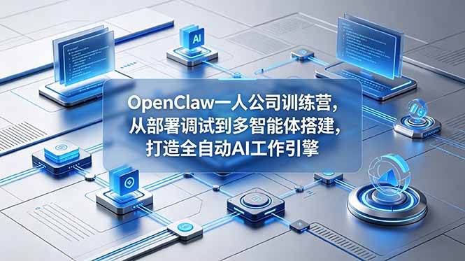 （18789期）OpenClaw 一人公司训练营，从部署调试到多智能体搭建，打造全自动 AI 工作引擎-邪修侠 - 演示