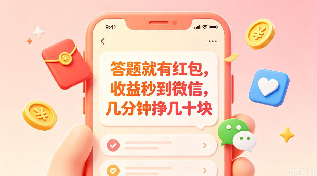 答题就有红包，收益秒到微信，几分钟挣几十块，学生党上班族宝妈都可以玩【揭秘】-小栈博客