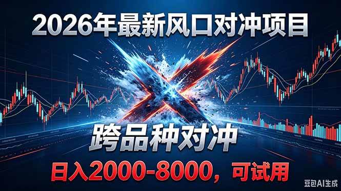 （18827期）2026创业新风口！最新对冲！跨品种对冲！日收益2000-6000+-邪修侠 - 演示