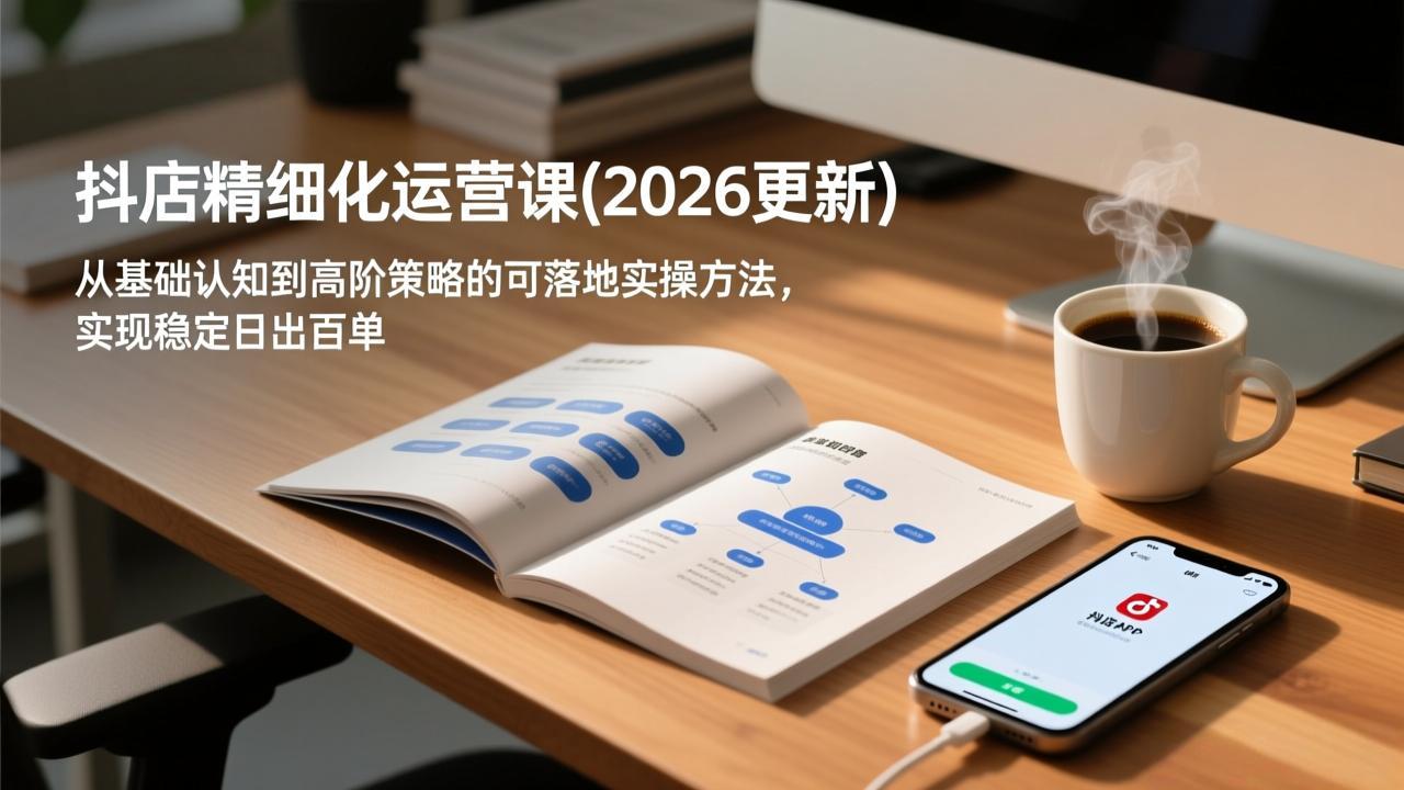 抖店精细化运营课(更新6月-怪兽网创俱乐部
