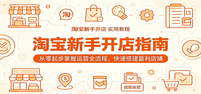 淘宝新手开店指南：从零起步掌握运营全流程，快速搭建盈利店铺-邪修侠 - 演示