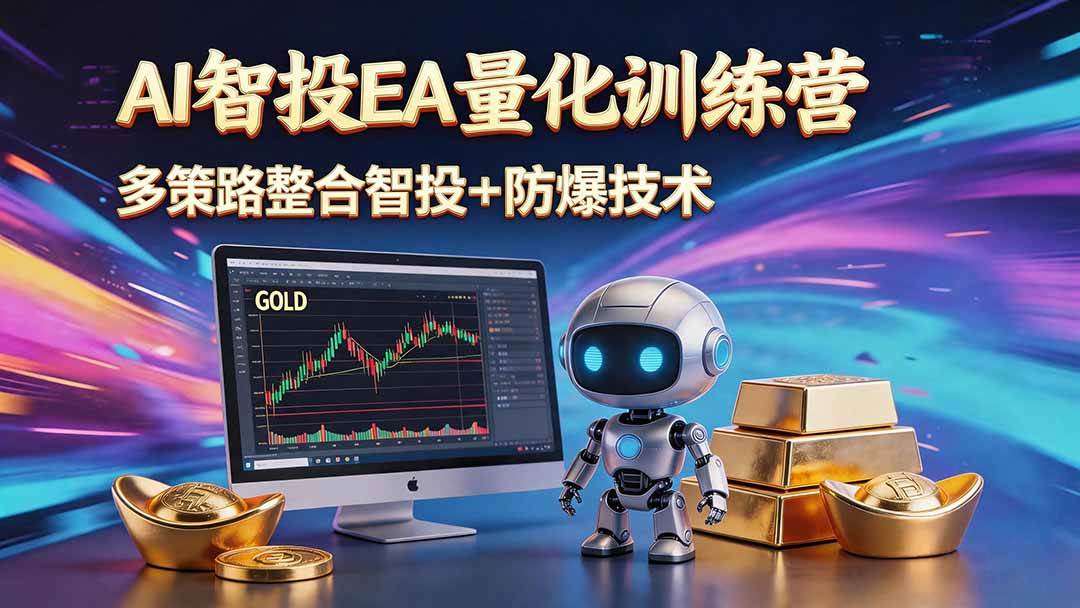 (18880期)AI智投EA量化运营技术,自动化黄金操盘技术,小白也可以轻松上手日入1000+-小白项目网
