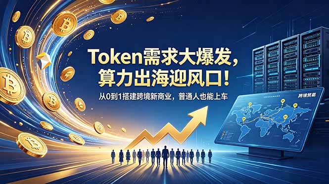 (18889期)Token需求大爆发,算力出海迎风口!从0到1搭建跨境新商业,普通人也能上车 (18889期)Token需求大爆发,算力出海迎风口!从0到1搭建跨境新商业,普通人也能上车