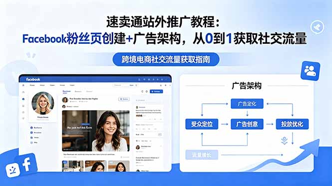 速卖通站外推广教程:Facebook粉丝页创建+广告架构,从0到1获取社交流量-小白项目网