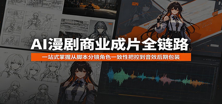 AI漫剧商业成片全链路：一站式掌握从脚本分镜角色一致性把控到音效后期包装-邪修侠 - 演示