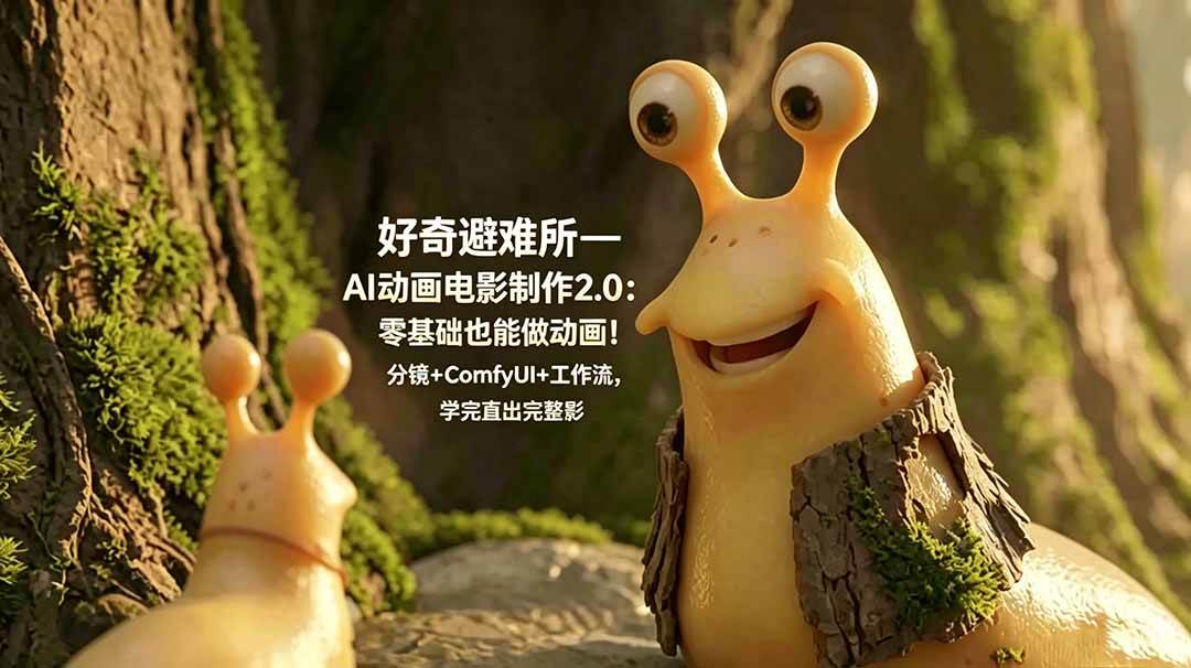 (18924期)好奇避难所—AI动画电影制作2.0:零基础也能做动画!分镜+ComfyUI+工作流,学完直出完整影片-邪修侠 - 演示